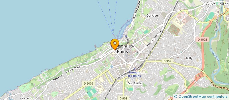 localisation de l'entreprise ASSOCIATION MEMOIRE DU LEMAN à THONON-LES-BAINS