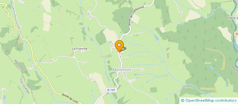 localisation de l'entreprise ASSOCIATION MEMOIRE ET PATRIMOINE DE MONTMORT  MONTMORT