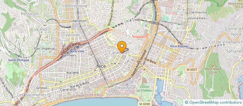 localisation de l'entreprise ASSOCIATION MEMOIRE VIVE à NICE
