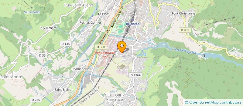 localisation de l'entreprise ASSOCIATION MEMOIRES D'ALTITUDE  BRIANCON