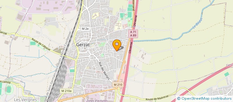 localisation de l'entreprise ASSOCIATION MEMORIELLE AUVERGNATE REFUGIES REPUBLICAINS ESPAGNOLS  CLERMONT-FERRAND