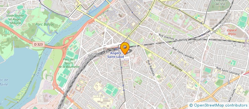 localisation de l'entreprise ASSOCIATION MENAGE SERVICE à ANGERS