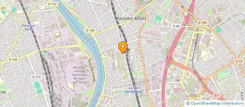 localisation de l'entreprise ASSOCIATION MENUS TRAVAUX ALFORTVILLE à ALFORTVILLE