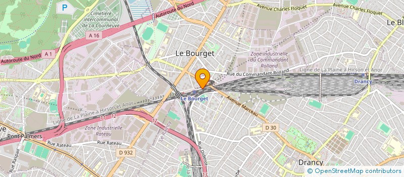 localisation de l'entreprise ASSOCIATION MEQN CONCORDE à LE BOURGET