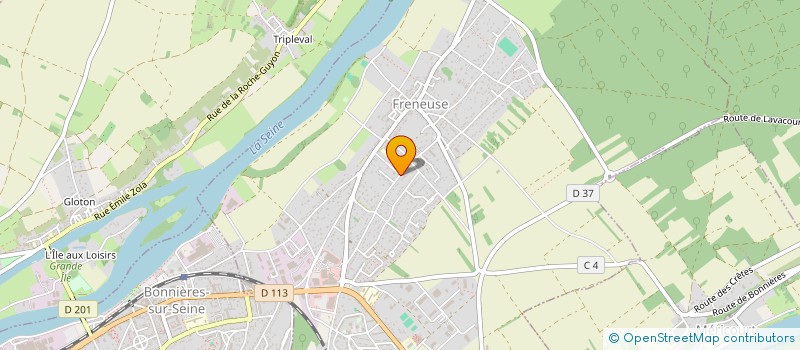 localisation de l'entreprise ASSOCIATION MER ET MONTAGNE LOISIRS  FRENEUSE