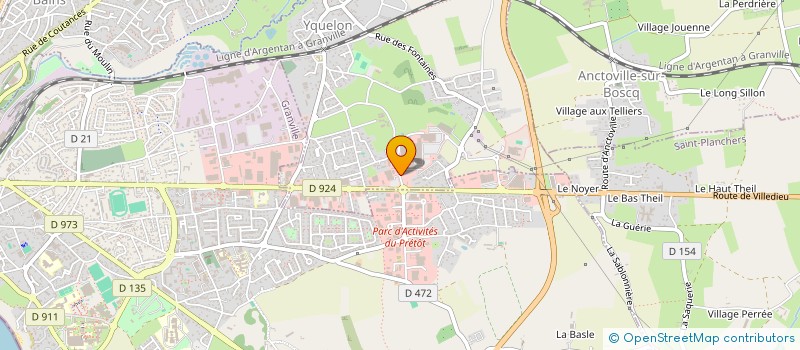 localisation de l'entreprise ASSOCIATION MER ET TERRE  YQUELON