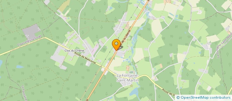 localisation de l'entreprise ASSOCIATION : MERCI ON VOUS RAPPELLERA  LA FONTAINE-SAINT-MARTIN