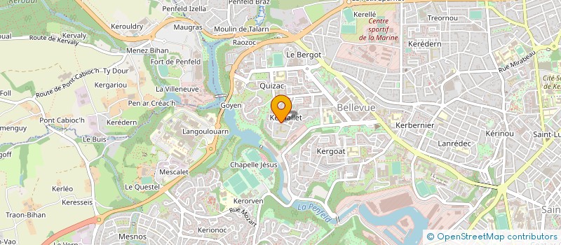 localisation de l'entreprise ASSOCIATION MERCURE à BREST