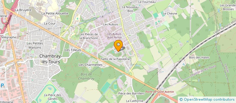 localisation de l'entreprise ASSOCIATION MERCURE DB  CHAMBRAY-LES-TOURS