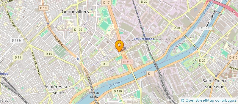 localisation de l'entreprise ASSOCIATION MERCY à GENNEVILLIERS