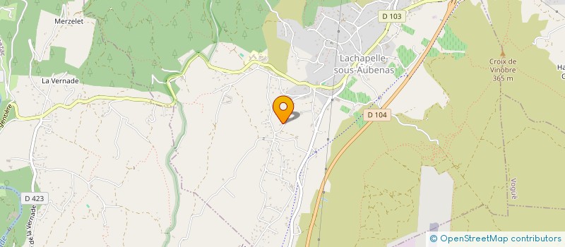 localisation de l'entreprise ASSOCIATION MERENS EN LIBERTE à SAINT-ETIENNE-DE-FONTBELLON