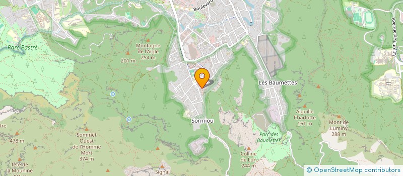 localisation de l'entreprise ASSOCIATION MERES ENFANTS 13009 à MARSEILLE