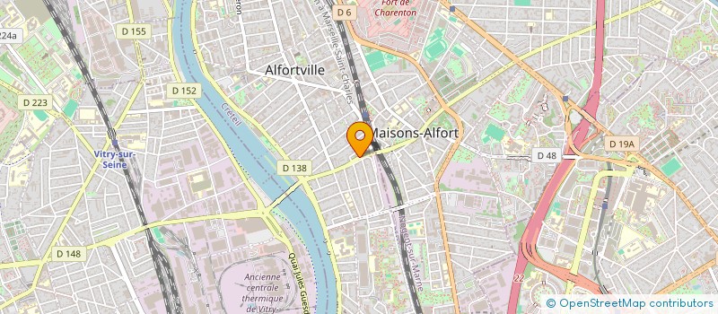 localisation de l'entreprise ASSOCIATION MERETHY à ALFORTVILLE