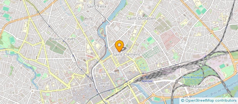 localisation de l'entreprise ASSOCIATION MERIAPOL  NANTES