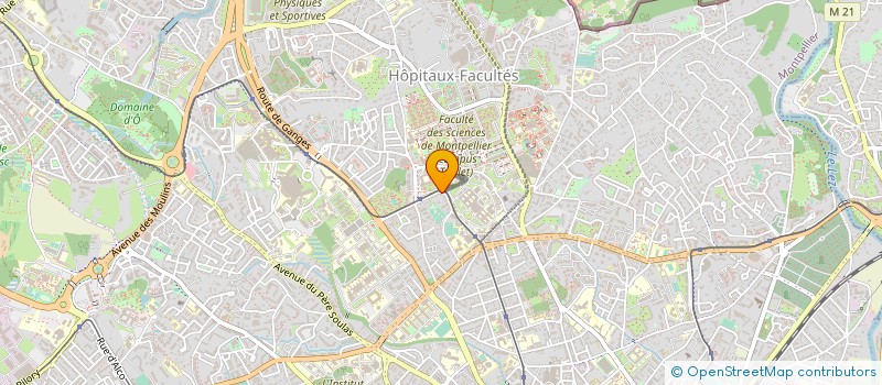 localisation de l'entreprise ASSOCIATION MERIDIONALE DE YOGA  MONTPELLIER