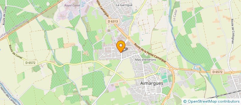 localisation de l'entreprise ASSOCIATION MERINADANSE  AIMARGUES