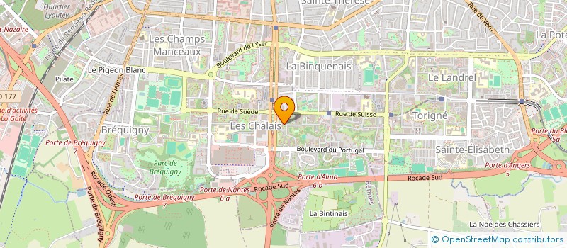 localisation de l'entreprise ASSOCIATION MERLIN  RENNES