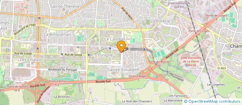 localisation de l'entreprise ASSOCIATION MERLINPINPIN à RENNES