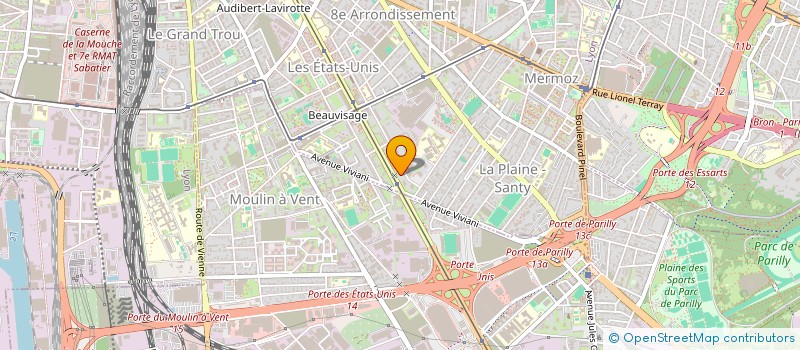 localisation de l'entreprise ASSOCIATION MESSIDOR à LYON