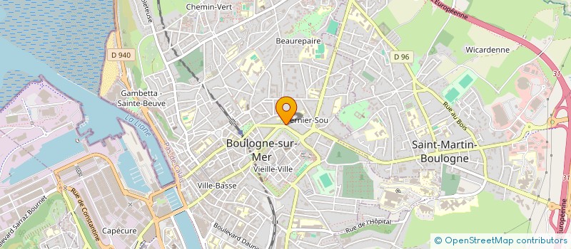 localisation de l'entreprise ASSOCIATION META à BOULOGNE-SUR-MER