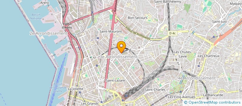 localisation de l'entreprise ASSOCIATION METABOIS à MARSEILLE