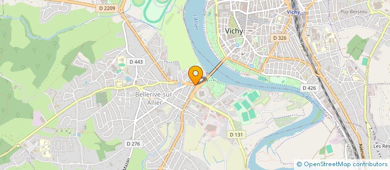 localisation de l'entreprise ASSOCIATION METABOLIQUE ALLIER à VICHY
