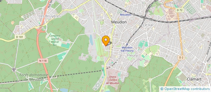 localisation de l'entreprise ASSOCIATION METALEAK  MEUDON