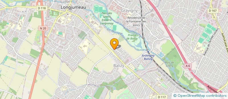 localisation de l'entreprise ASSOCIATION METAMORF'OSE à LONGJUMEAU