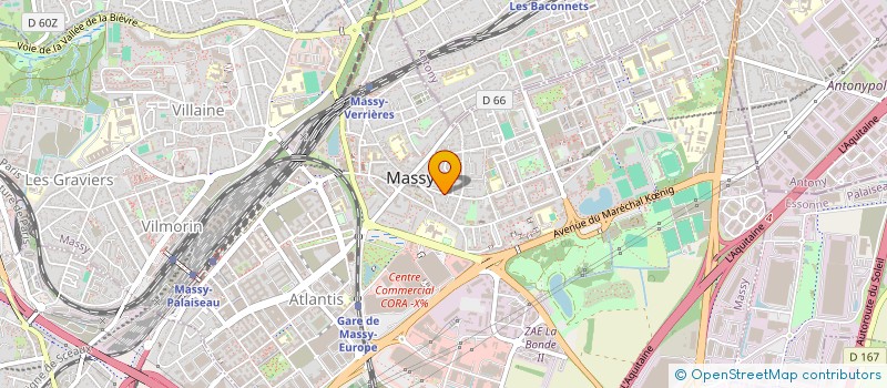 localisation de l'entreprise ASSOCIATION METAMORPHOSE à MASSY