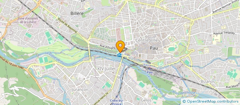 localisation de l'entreprise ASSOCIATION METAYA à PAU