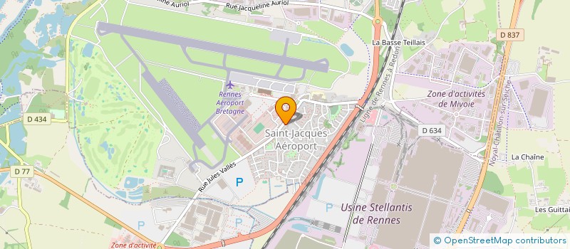 localisation de l'entreprise ASSOCIATION METEO AVIATION CIVILE 35 à SAINT-JACQUES-DE-LA-LANDE