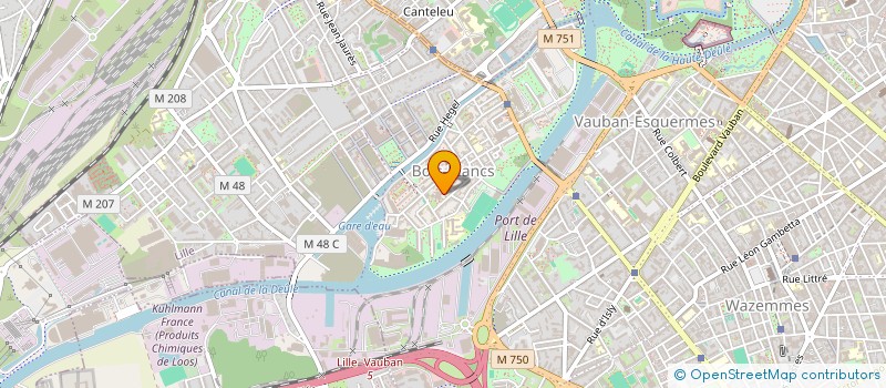 localisation de l'entreprise ASSOCIATION METIS à LILLE