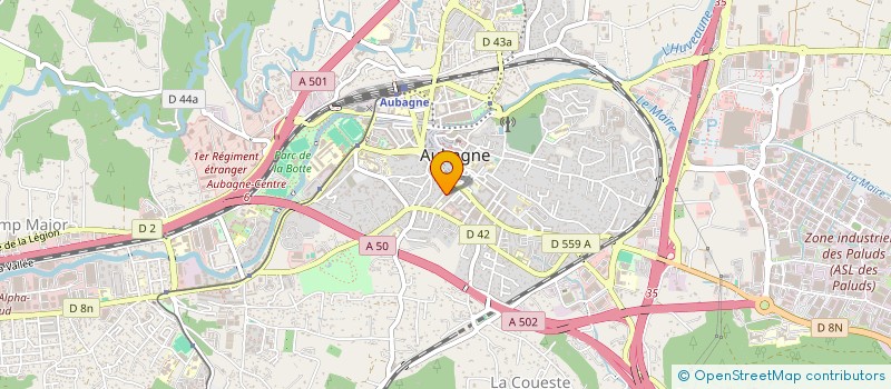 localisation de l'entreprise ASSOCIATION METIS à AUBAGNE