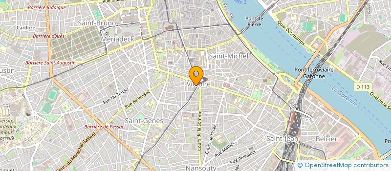 localisation de l'entreprise ASSOCIATION METRAL ET PENAUD-METRAL  BORDEAUX