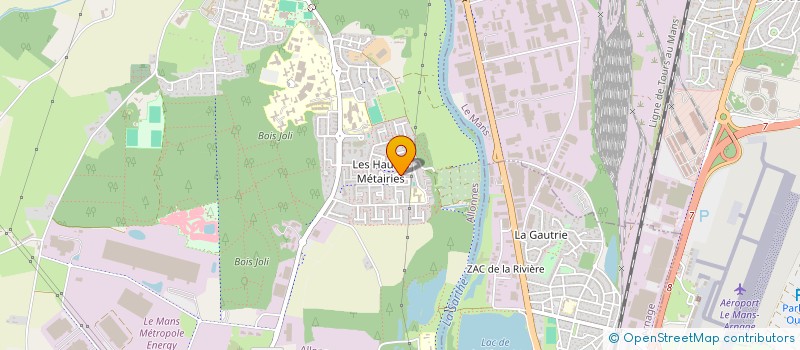 localisation de l'entreprise ASSOCIATION METRONOME  ALLONNES