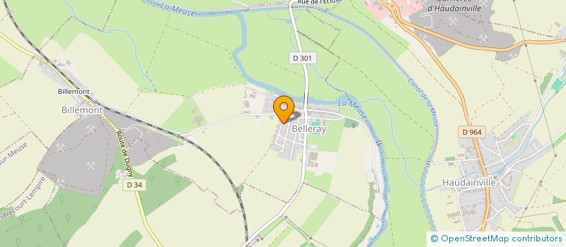localisation de l'entreprise ASSOCIATION MEUSIENNE DES CHASSEURS DE GRAND GIBIER à BELLERAY