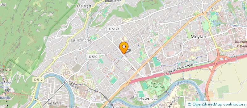 localisation de l'entreprise ASSOCIATION MEYLAN PLAINE FLEURIE  MEYLAN