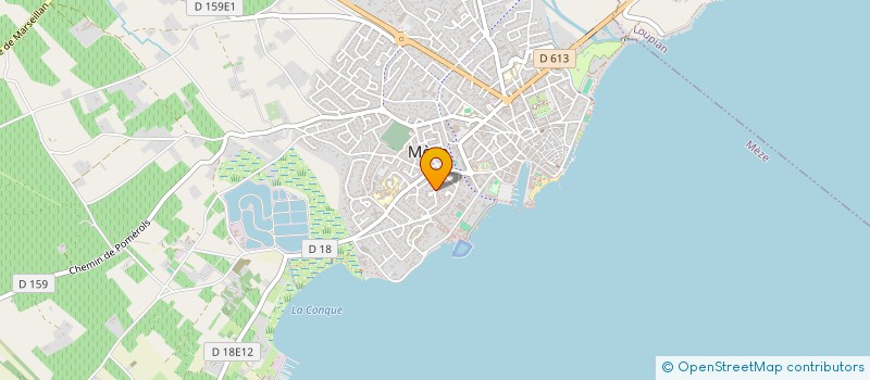 localisation de l'entreprise ASSOCIATION MEZOISE POUR LE DON DE SANG BENEVOLE à MEZE
