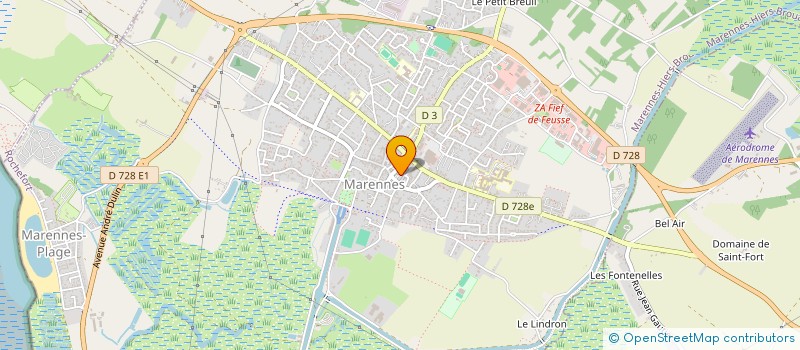 localisation de l'entreprise ASSOCIATION MIAM : POUR APPRENDRE A CUISINER BON, BEAU ET BIEN à MARENNES-HIERS-BROUAGE