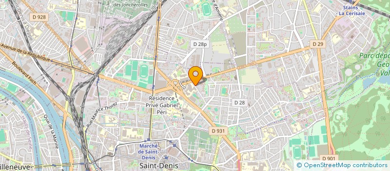 localisation de l'entreprise ASSOCIATION MICHEL DE CERTEAU à SAINT-DENIS