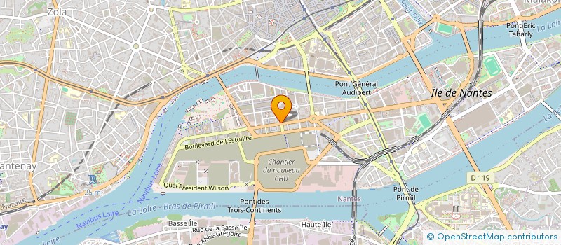 localisation de l'entreprise ASSOCIATION MICHKA  NANTES