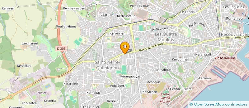 localisation de l'entreprise ASSOCIATION MICROCANONIQUE à BREST