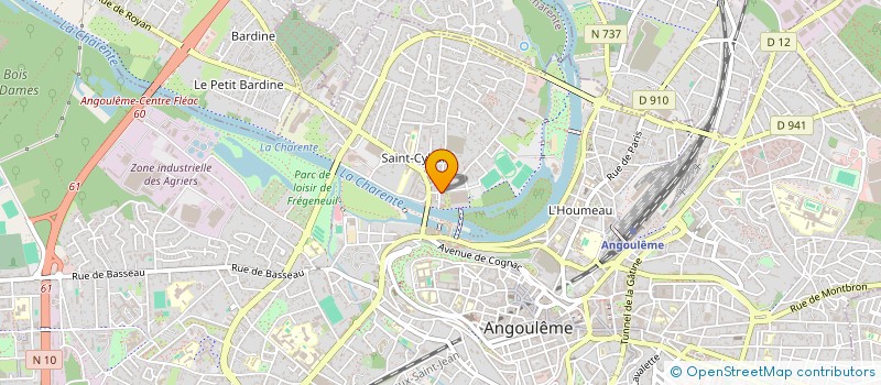 localisation de l'entreprise ASSOCIATION MICROPLUS à ANGOULEME