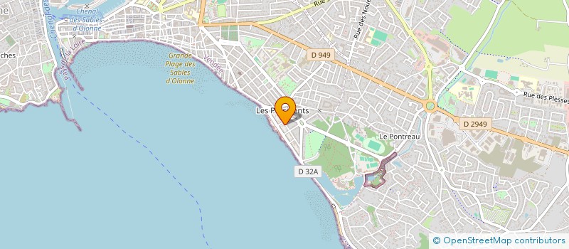 localisation de l'entreprise ASSOCIATION MIDO COMPAGNIE A à LES SABLES D'OLONNE