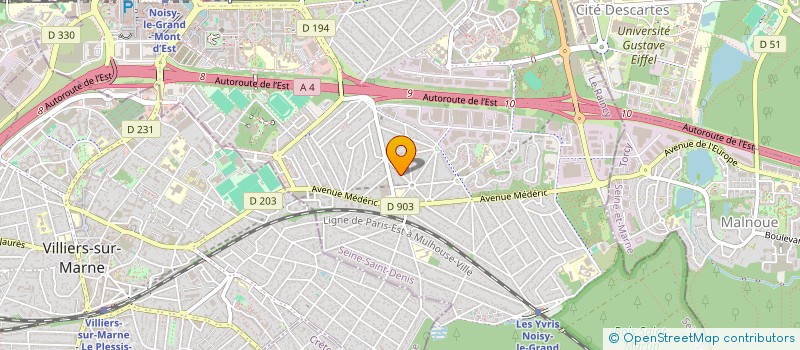localisation de l'entreprise ASSOCIATION MIEUX ETRE à NOISY-LE-GRAND