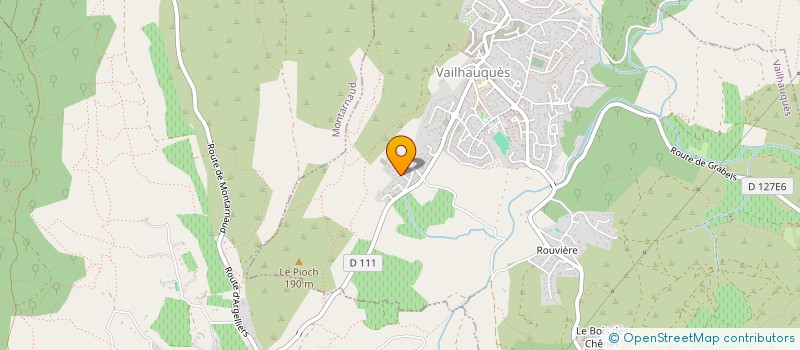 localisation de l'entreprise ASSOCIATION MIEUX VIVRE  VAILHAUQUES