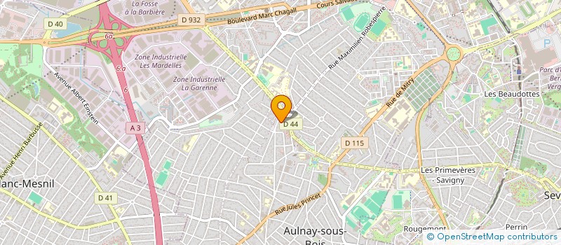 localisation de l'entreprise ASSOCIATION MIEUX VIVRE A AULNAY à AULNAY-SOUS-BOIS