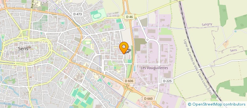 localisation de l'entreprise ASSOCIATION MIEUX VIVRE DANS LA ZUP à SENS