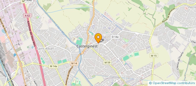 localisation de l'entreprise ASSOCIATION MIEUX VIVRE ENSEMBLE à CASTELGINEST