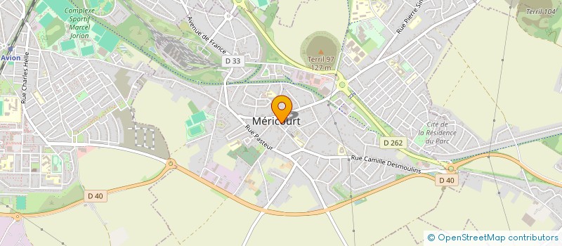 localisation de l'entreprise ASSOCIATION MIEUX VIVRE SA VILLE  MERICOURT